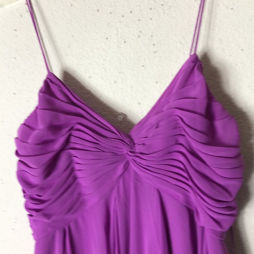 Aidan Mattox Pink multi layer Ruffled Cocktail Mini Dress - Picture 6 of 9